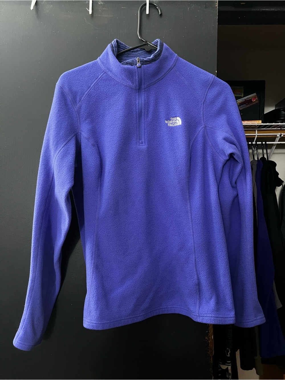 The North Face Women's Royal Purple Half-Zip Fleece Pullover